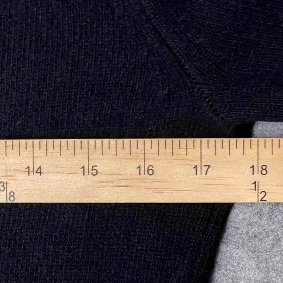 Banana Republic Black Angora Wool Button Cardigan Sweater Size S - Picture 5 of 6